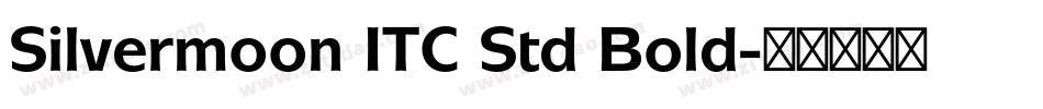 Silvermoon ITC Std Bold字体转换